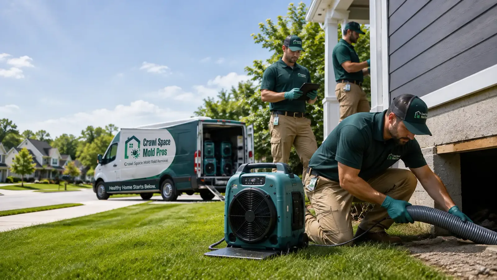 Crawl Space Mold Removal in Kintnersville, PA